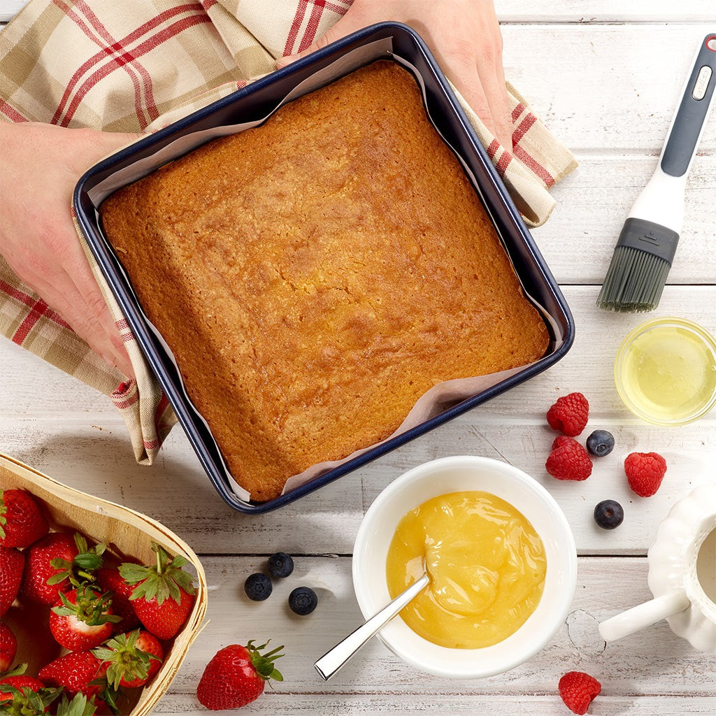 Luscious lemon berry cake