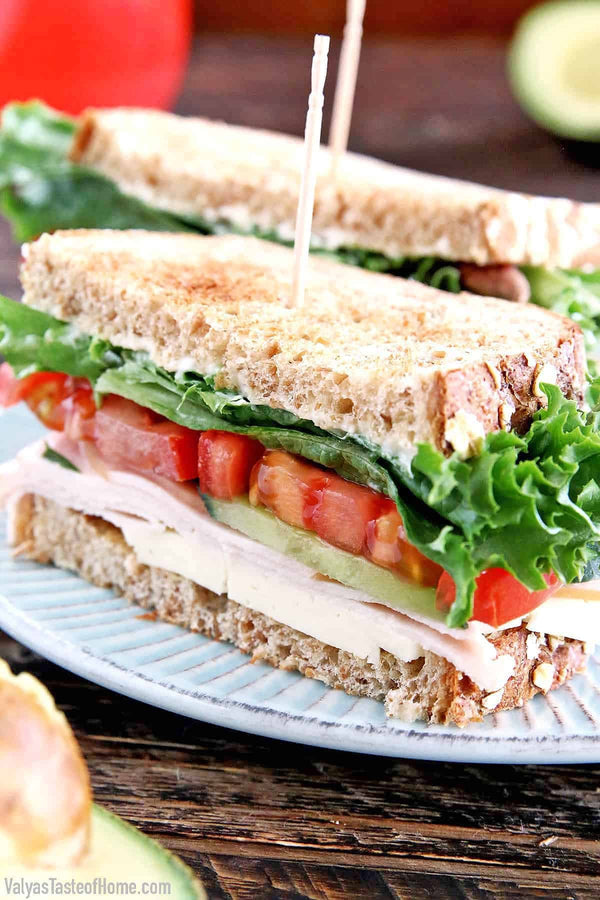 Basic Back To School Turkey Sandwich with Zyliss