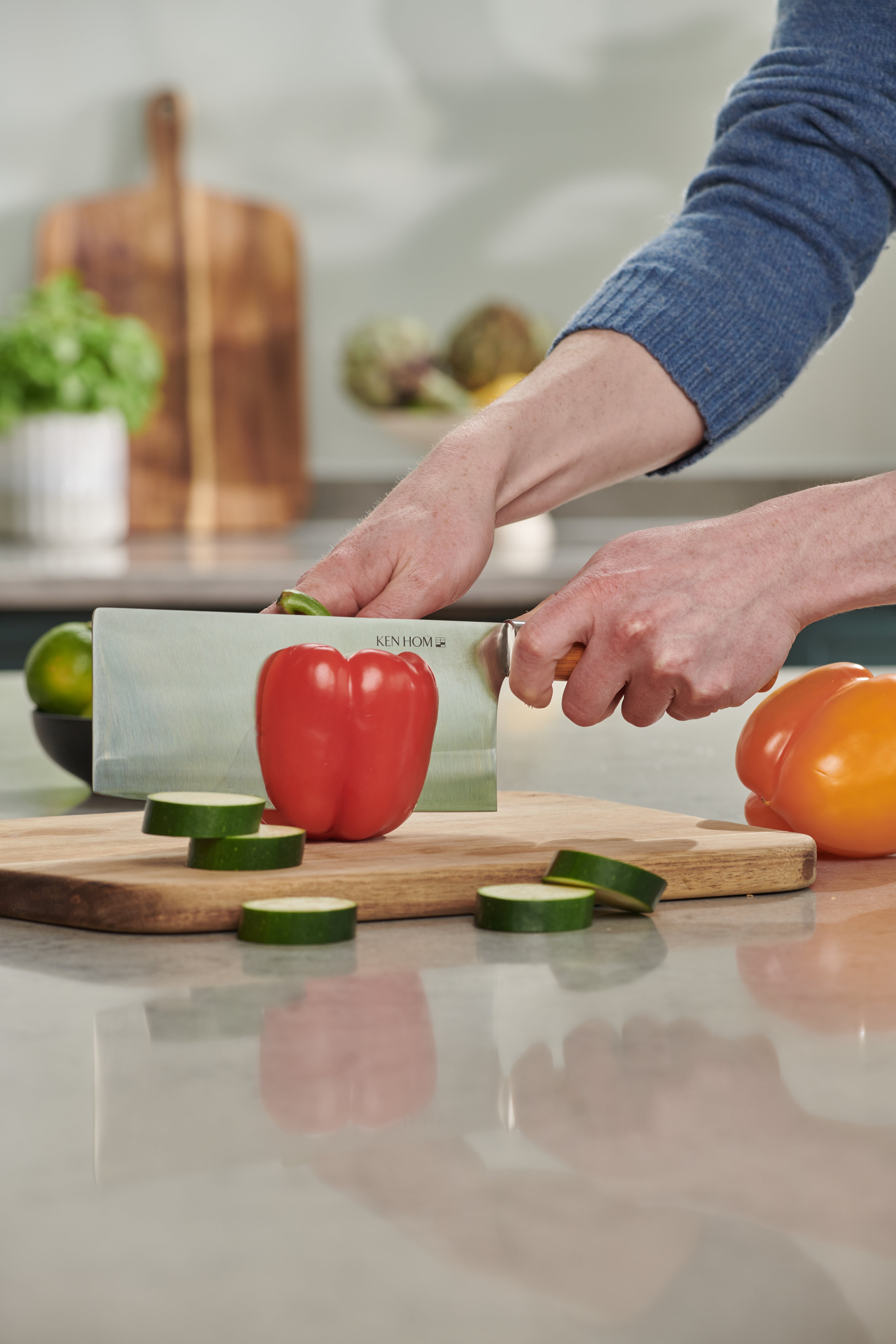 Ken Hom Wooden Cleaver 7