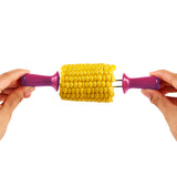 Zyliss Opaque Interlocking Corn Holders, Assorted Colors (6 Pairs)