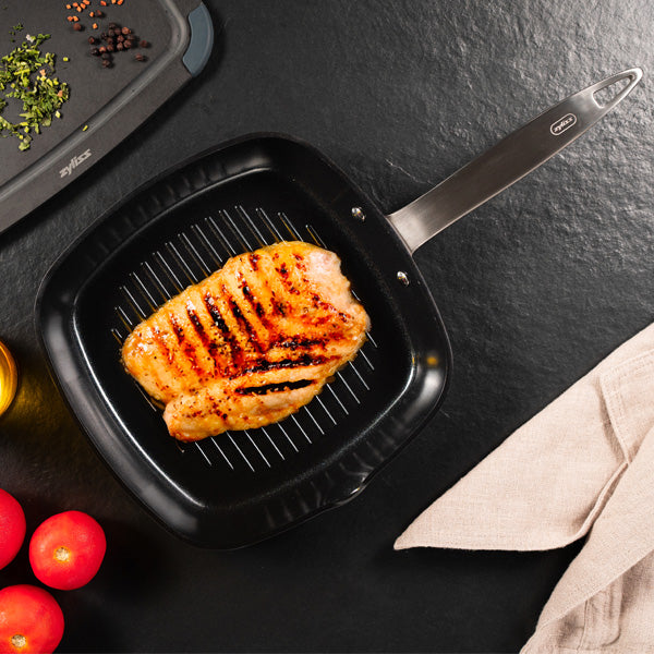 Zyliss Ultimate Pro Ceramic Non-Stick Square Grill Pan 10.25"