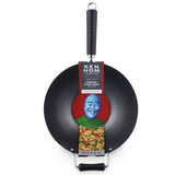 Ken Hom Excellence Non-Stick Carbon Steel Wok, 12 in