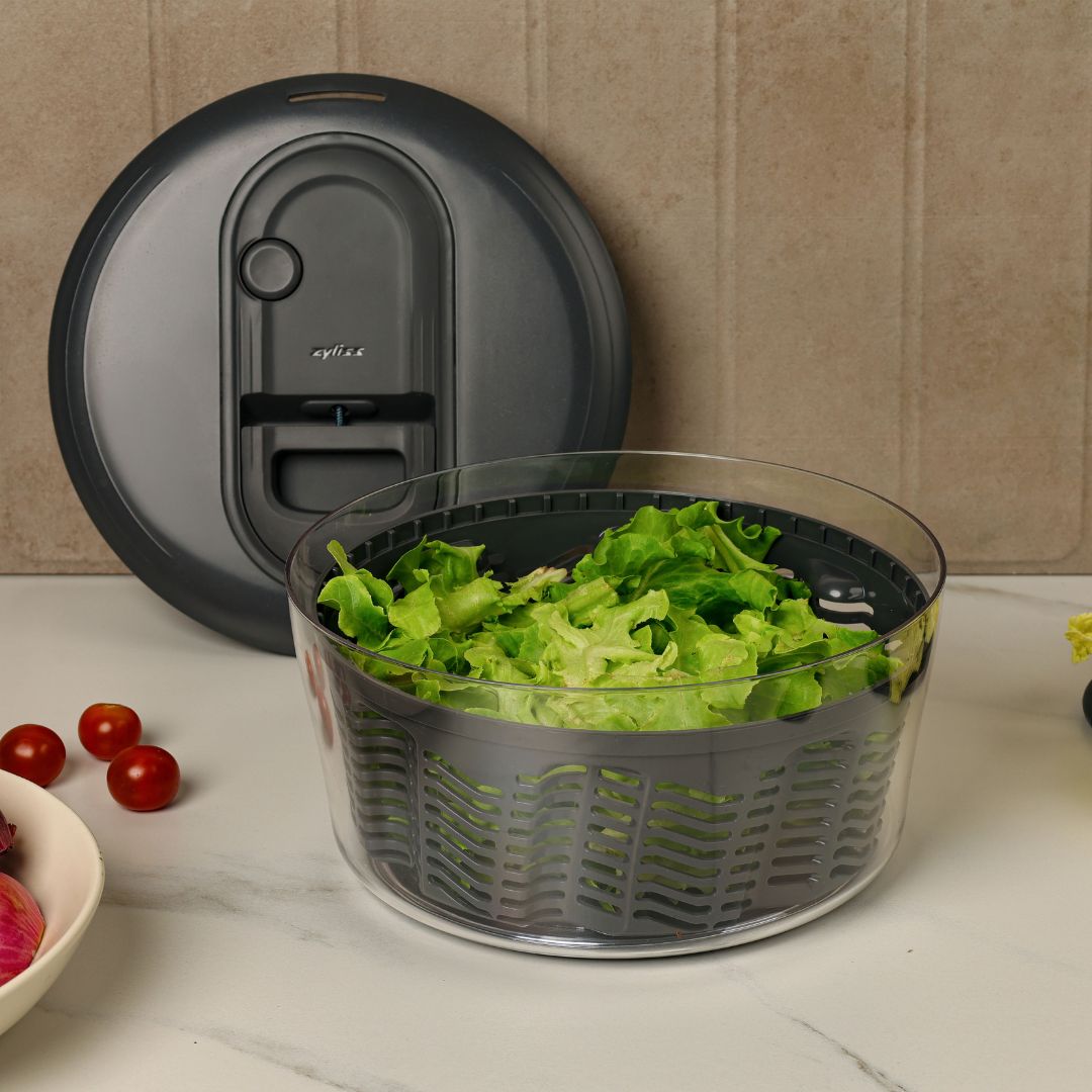 Zyliss Easy Spin Salad Spinner - Quick & Efficient Salad Dryer