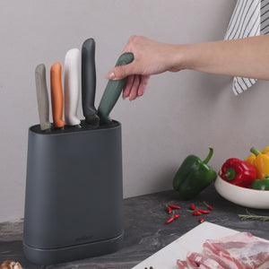 6 Piece Universal Knife Block