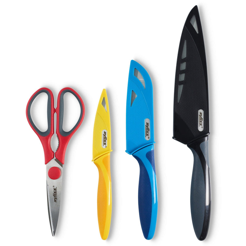 Zyliss 4 Piece Knife and Scissor Starter Value Set E920189U