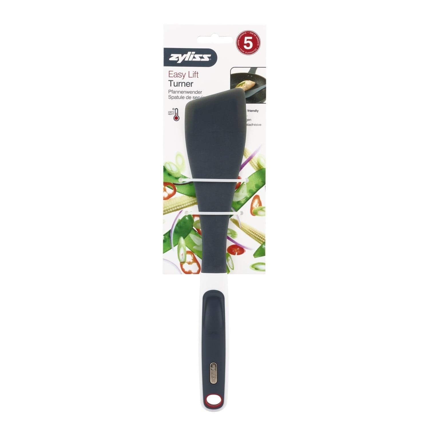 ZYLISS Silicone Stir Fry Spatula and Turner - Non-Stick Heat