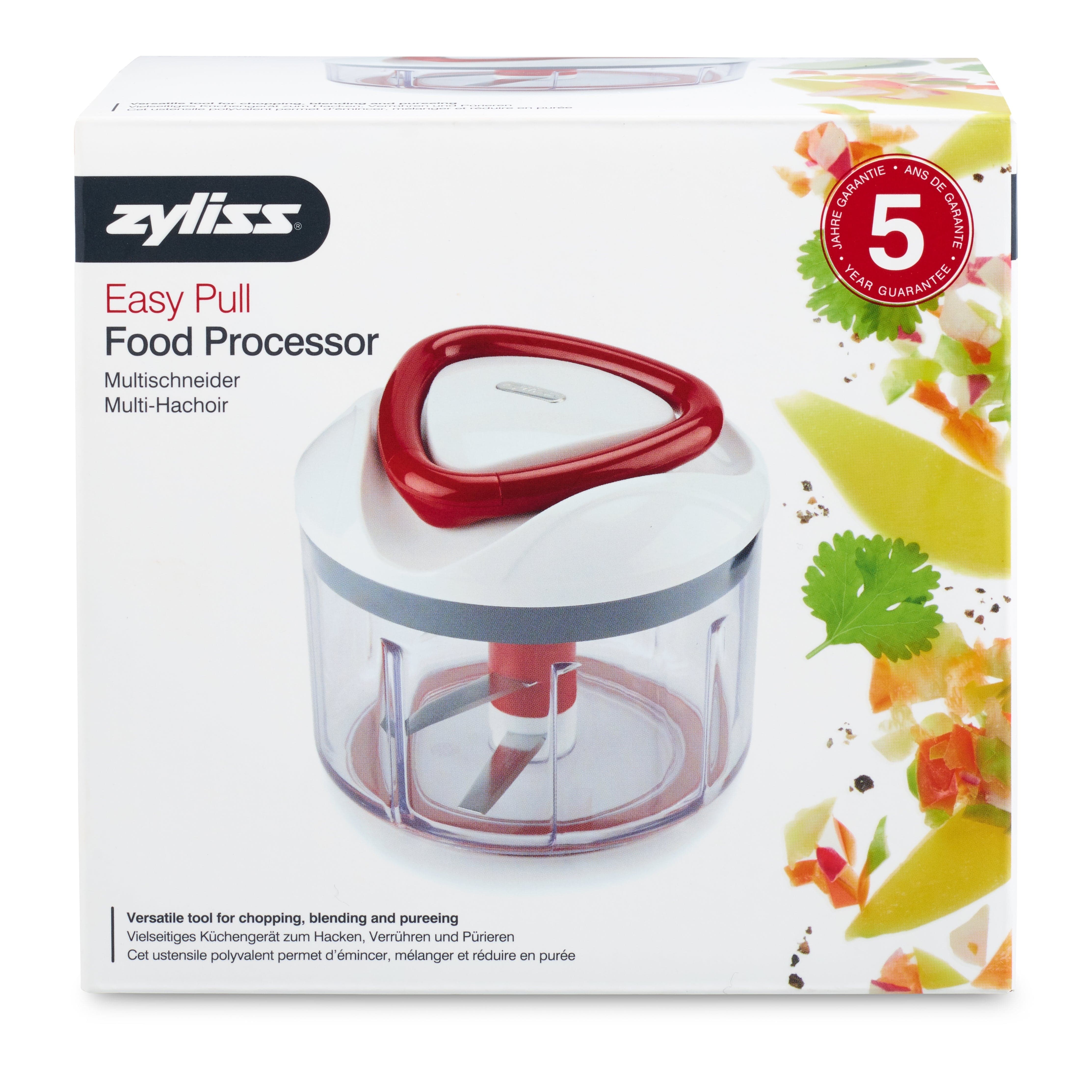 ZYLISS Easy Pull Food Chopper and Manual Food Processor Vegetable