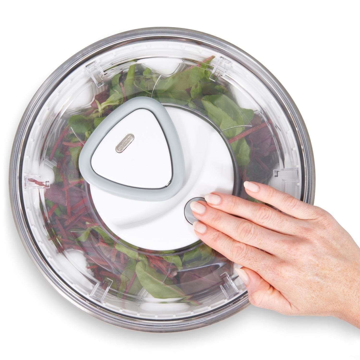 Zyliss Easy Spin 2 Stainless Steel Salad Spinner Zyliss Kitchen