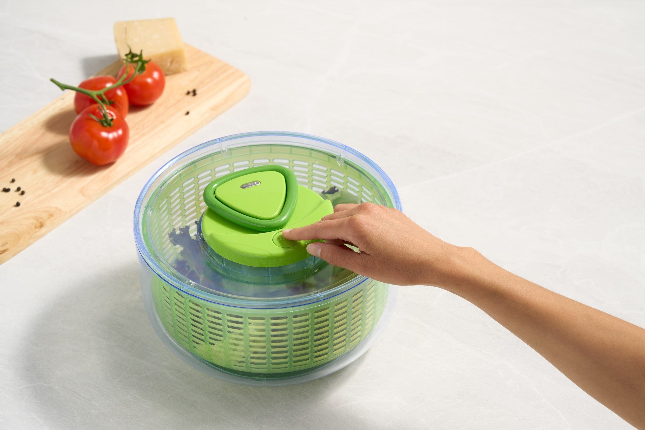 Zyliss Easy Spin Salad Spinner, Large, Green, Bpa Free – Zyliss Kitchen