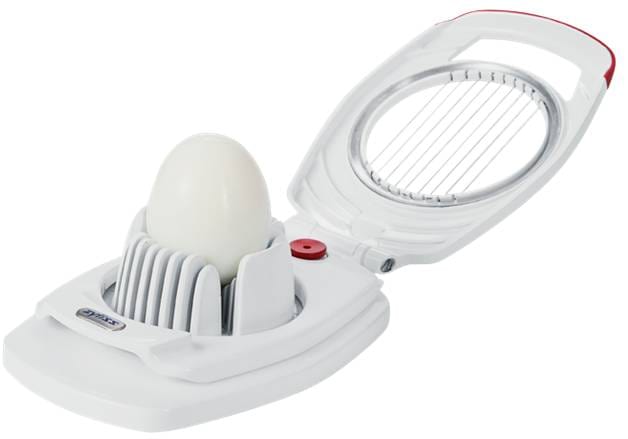 Zyliss Egg Cutter - Non Slip, Egg Slicer and Wedger with Built in Shell Piercer 11970