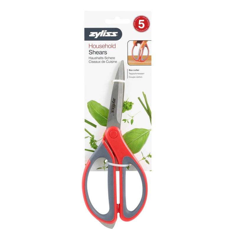 Zyliss Household Shears With Integrated Box Cutter 30200