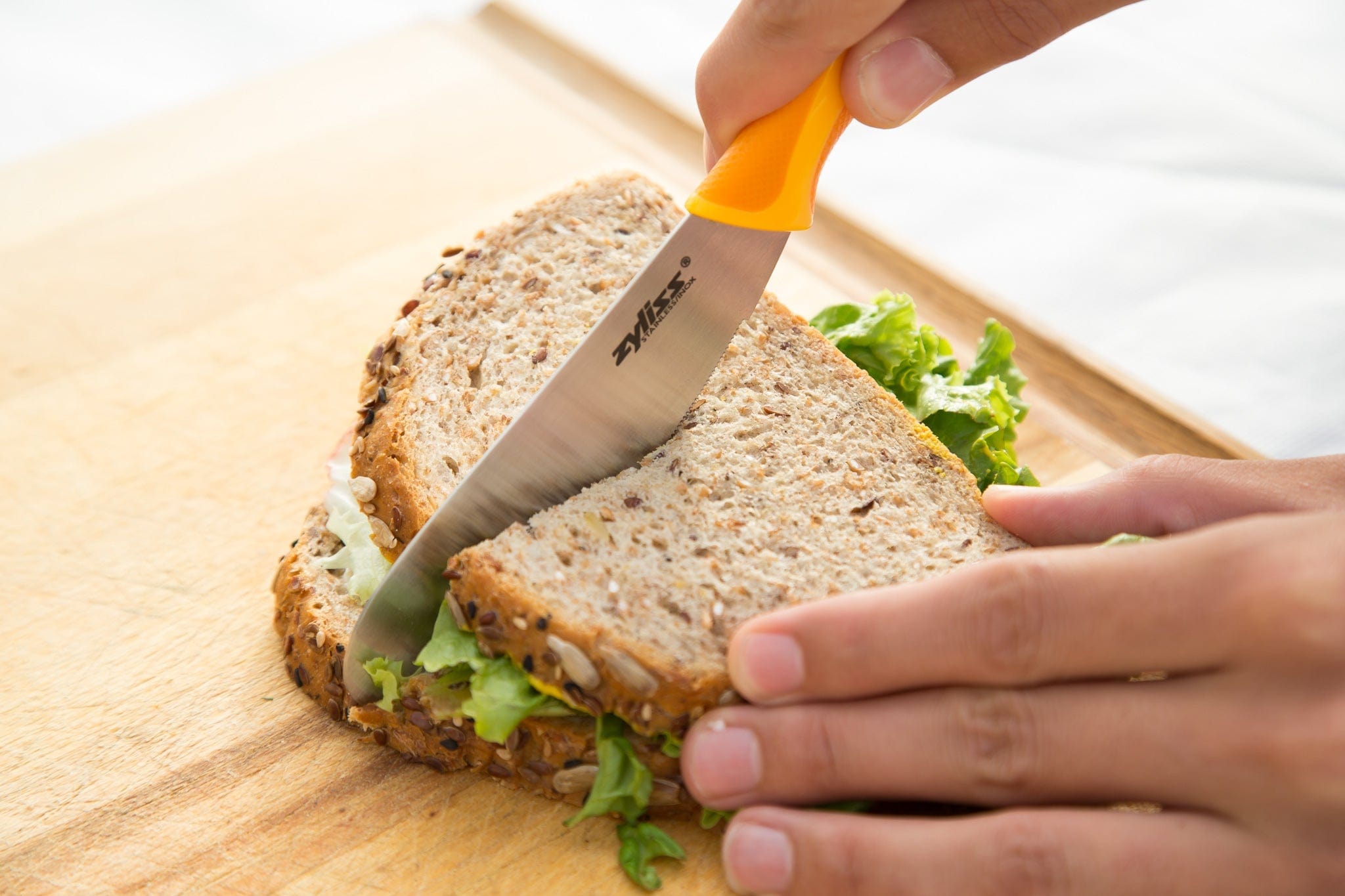 ZYLISS Sandwich Knife and Condiment Spreader, Orange – Zyliss Kitchen