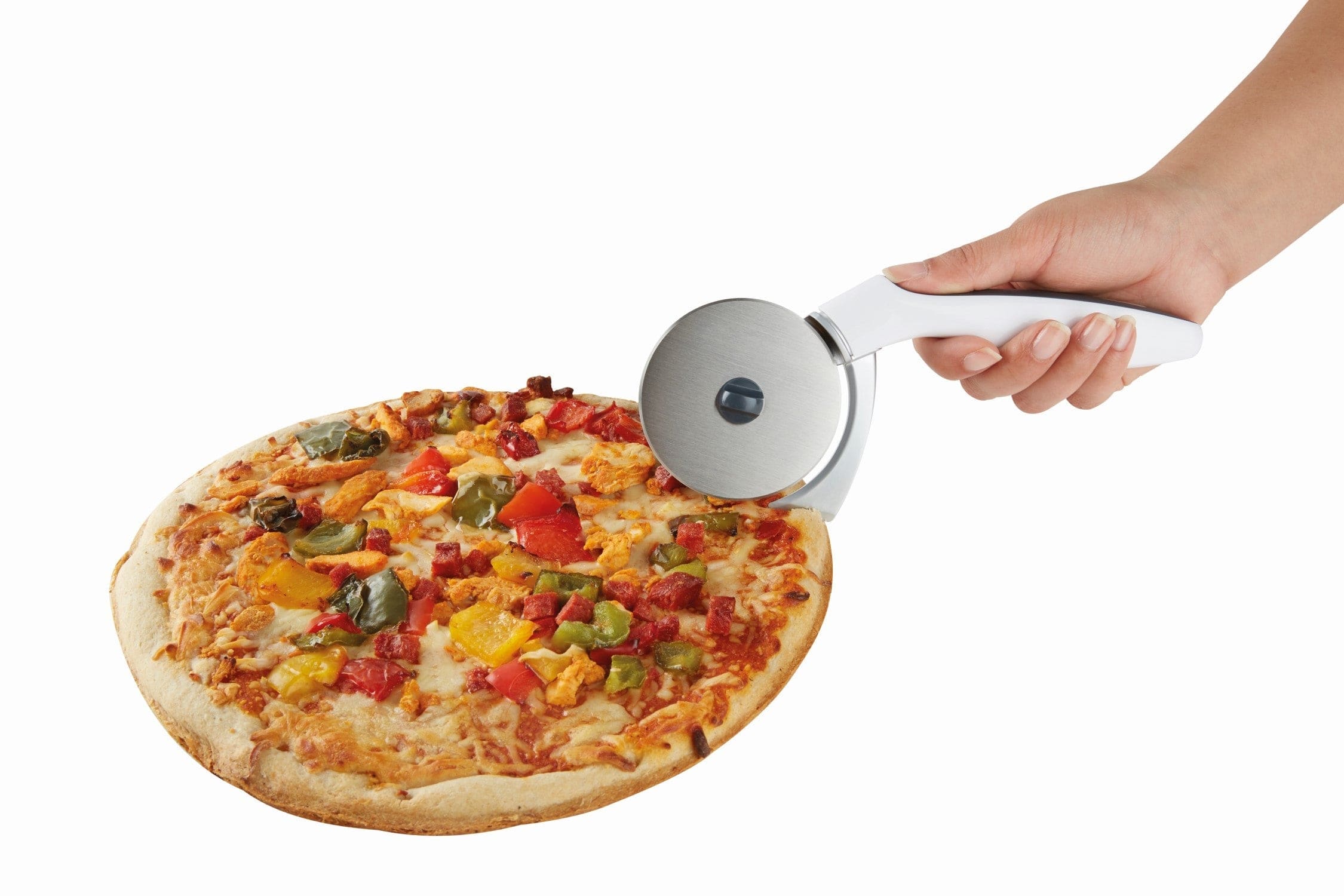 ZYLISS Sharp Edge Pizza Slicer and Crust Cutter