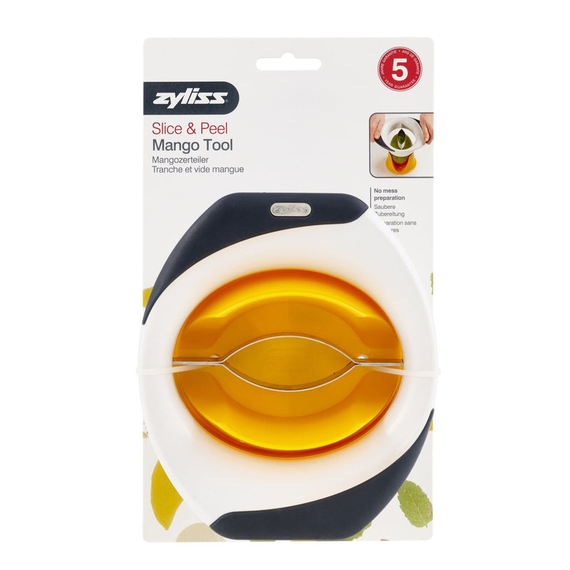 Zyliss Slice & Peel 3-in-1 Mango Slicer, Peeler and Pit Remover Tool E910017U