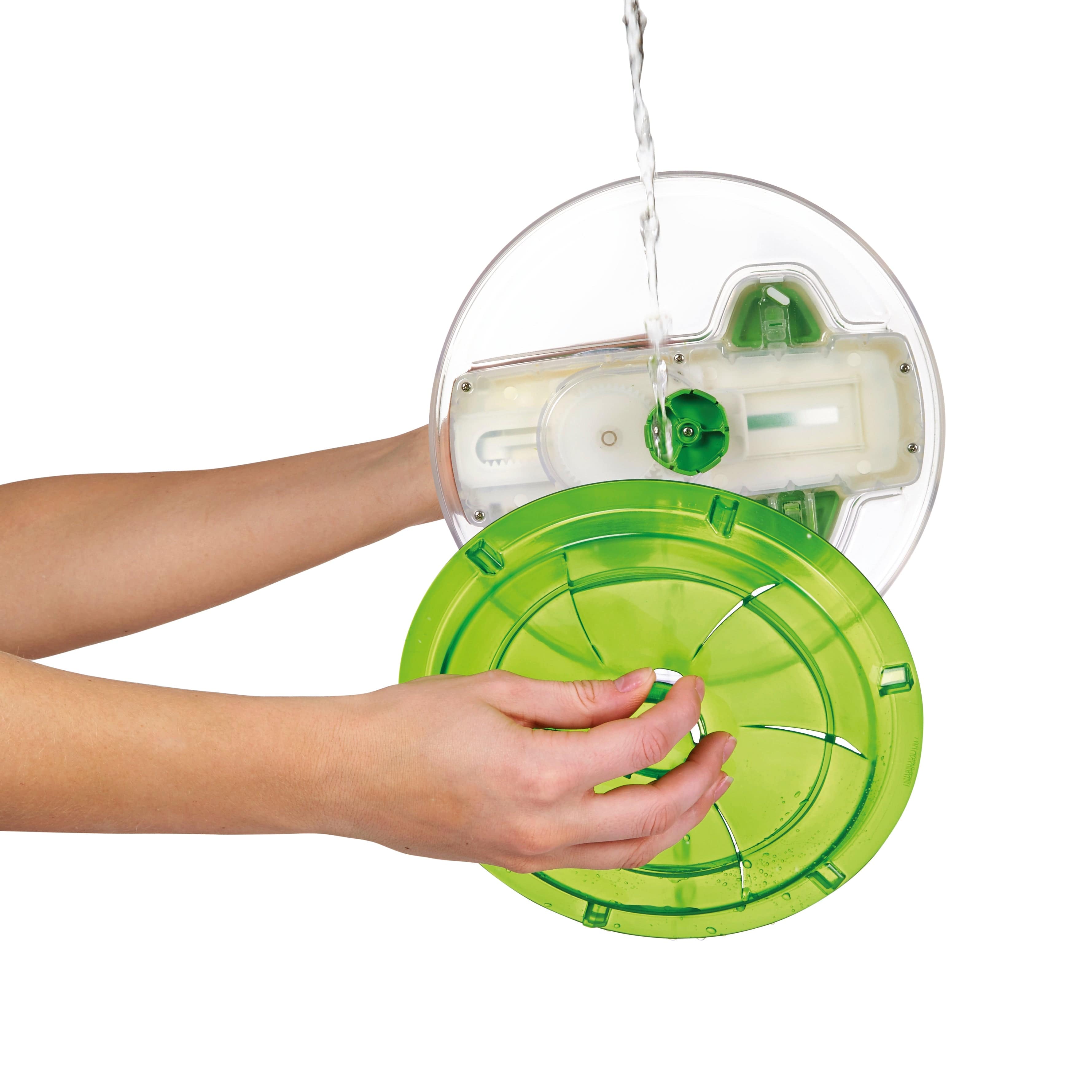 ZYLISS Swift Dry Salad Spinner, Large, Green